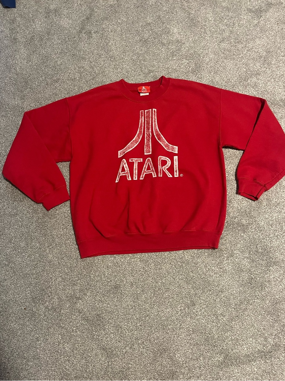 Atari Red Crewneck Sweater - Men's Logo Pullover